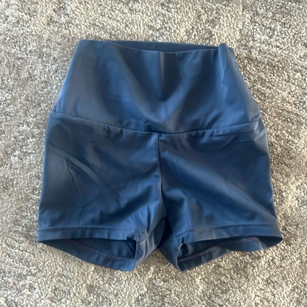 Girls Balera dance shorts- MC - dusty blue